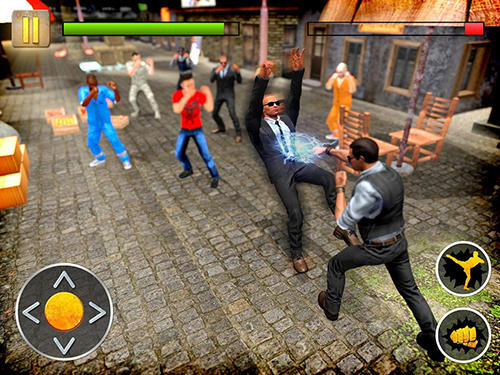Gameplay of the Angry mafia fighter attack 3D for Android phone or tablet.