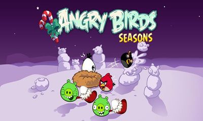 Download Angry Birds Seasons Winter Wonderham! Android free game.