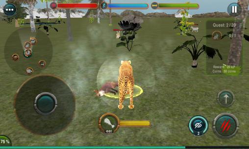 Full version of Android apk app Angry cheetah simulator 3D for tablet and phone.
