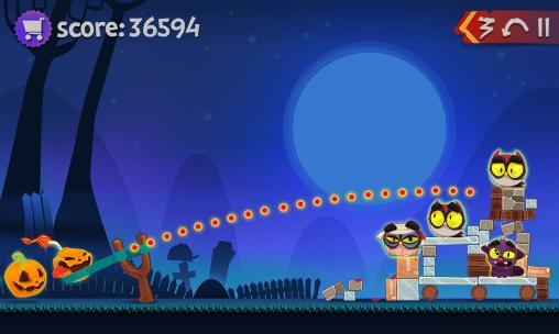 Full version of Android apk app Angry pumpkins: Halloween for tablet and phone.