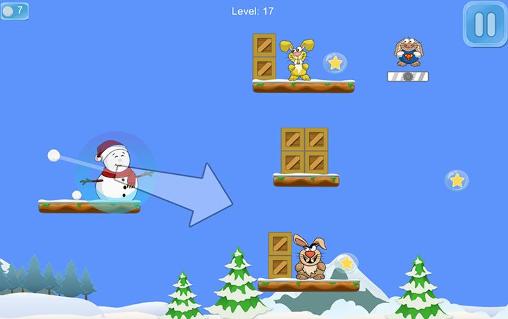 Full version of Android apk app Angry snowman for tablet and phone.