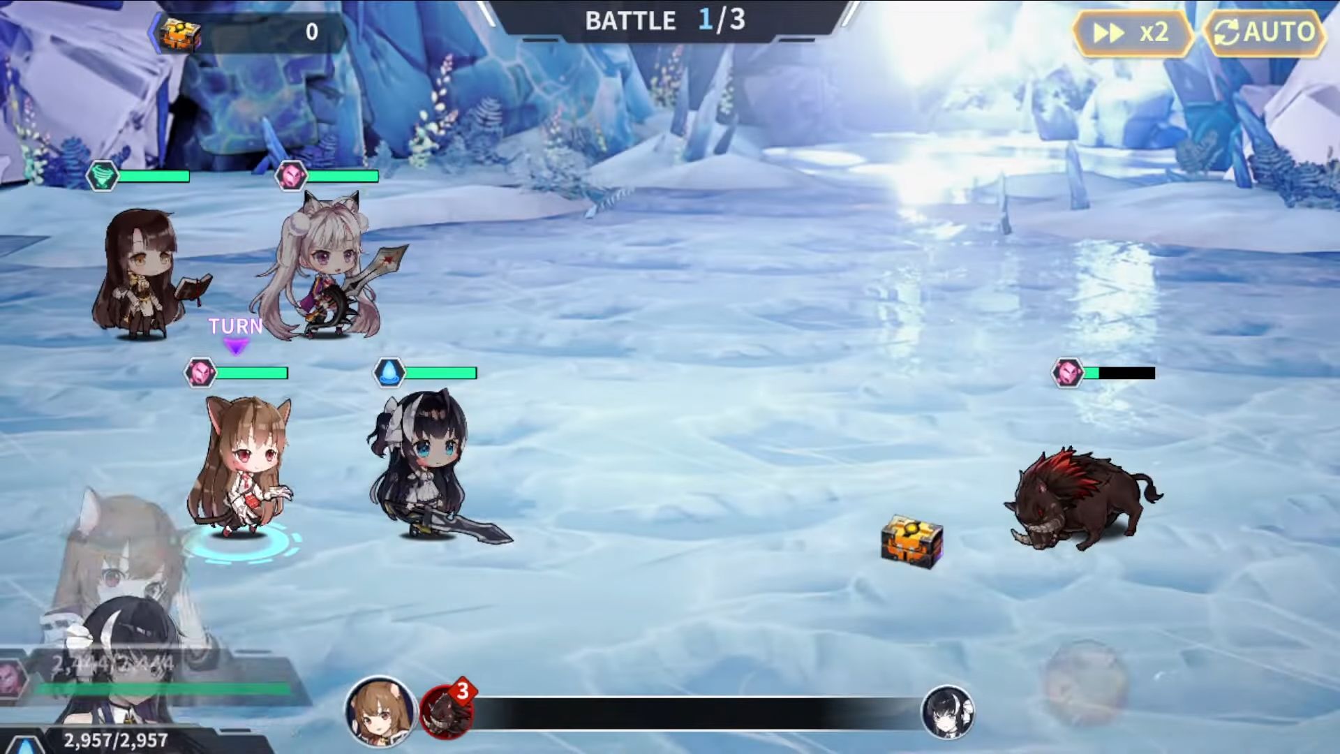 Gameplay of the Anima of Quantmix for Android phone or tablet.