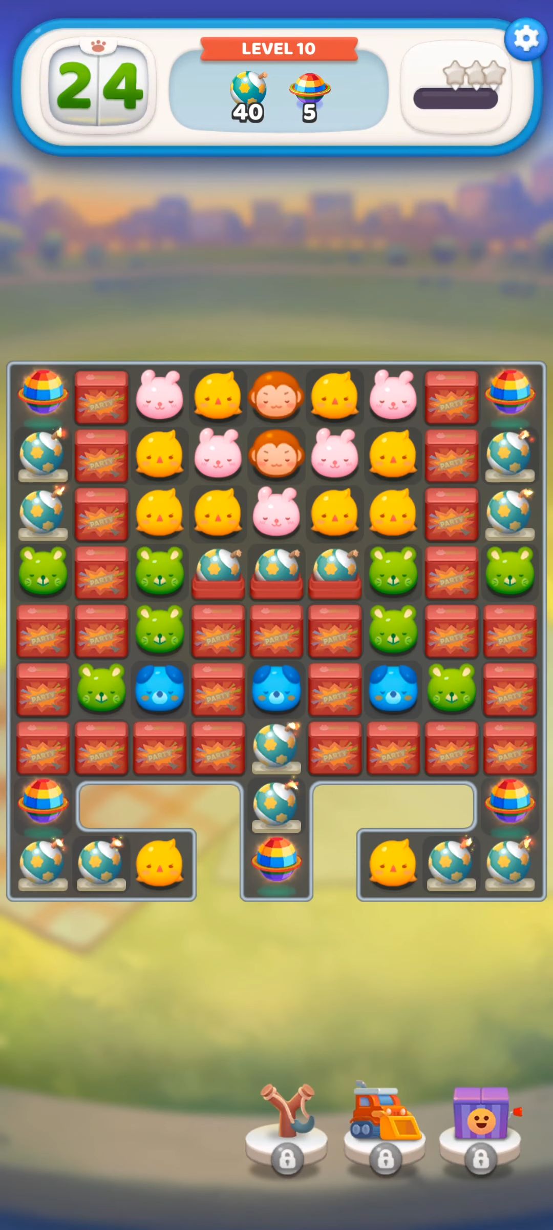 Gameplay of the Anipang Match for Android phone or tablet.