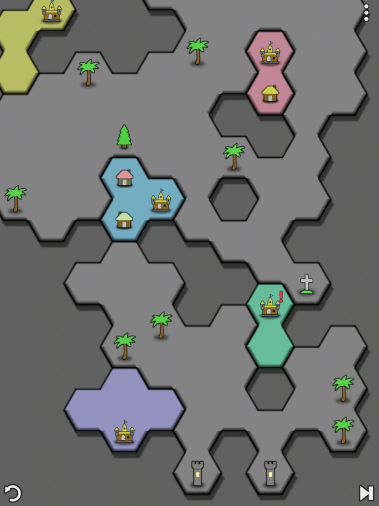 Gameplay of the Antiyoy Online for Android phone or tablet.