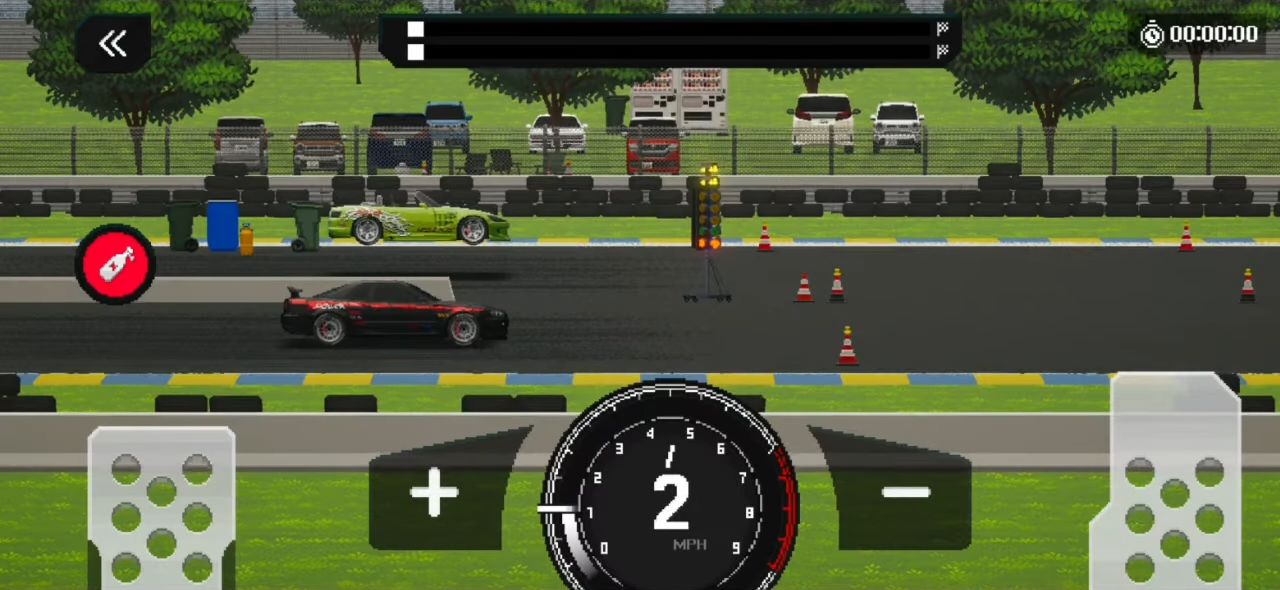 Gameplay of the APEX Racer for Android phone or tablet.