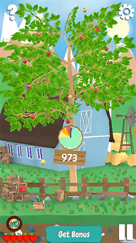 Gameplay of the Apples mania: Apple catcher for Android phone or tablet.