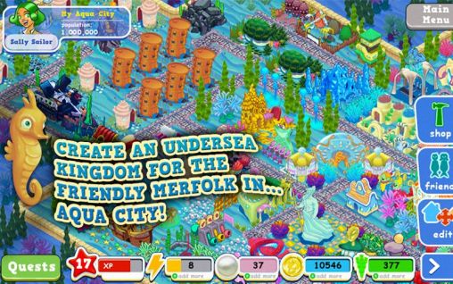 Full version of Android apk app Aqua city: Fish empires for tablet and phone.