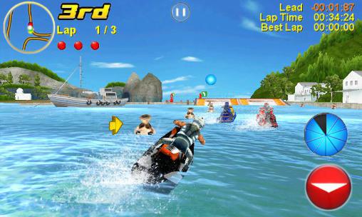 Full version of Android apk app Aqua moto racing 2 redux for tablet and phone.