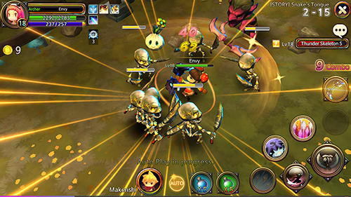 Gameplay of the Arcane dragons for Android phone or tablet.