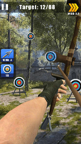 Gameplay of the Archery champion: Real shooting for Android phone or tablet.