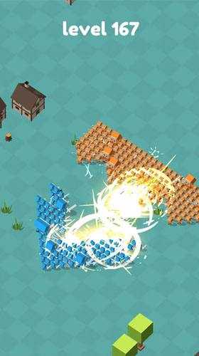 Gameplay of the Army clash for Android phone or tablet.