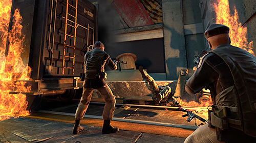 Gameplay of the Army frontline mission: Strike shooting force 3D for Android phone or tablet.