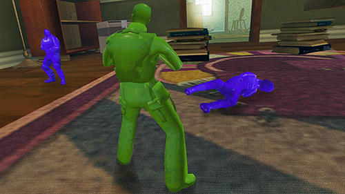 Gameplay of the Army men toy war shooter for Android phone or tablet.