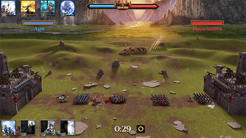 Gameplay of the Arrow master: Castle wars for Android phone or tablet.