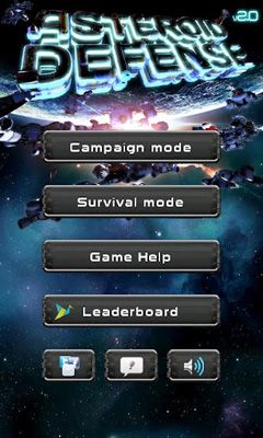 Full version of Android Arcade game apk Asteroid Defense 2 for tablet and phone.