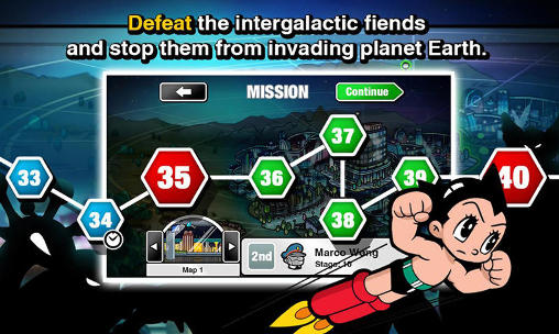 Full version of Android apk app Astro boy siege: Alien attack for tablet and phone.