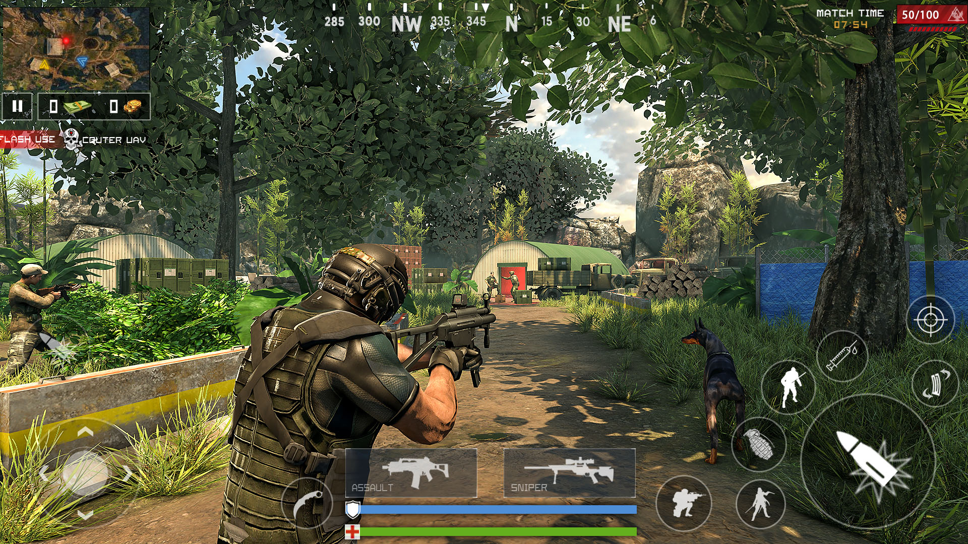 Gameplay of the ATSS 2: Offline Shooting Games for Android phone or tablet.