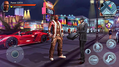 Gameplay of the Auto theft gangsters for Android phone or tablet.