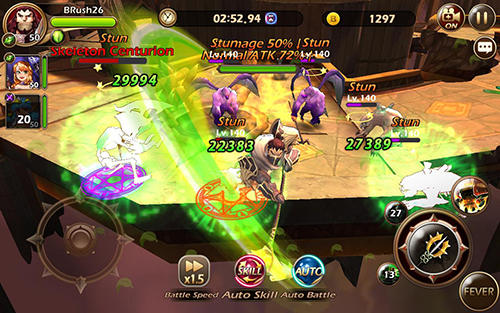 Gameplay of the Babel rush: Heroes and tower for Android phone or tablet.