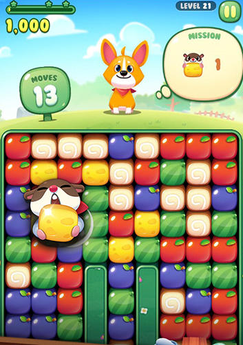 Gameplay of the Backyard blast for Android phone or tablet.