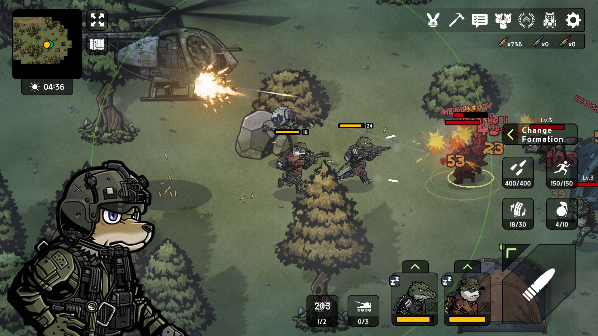 Gameplay of the Bad 2 Bad: Apocalypse for Android phone or tablet.