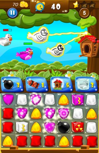Full version of Android apk app Bad bad birds: Puzzle defense for tablet and phone.