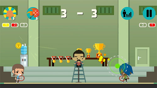 Gameplay of the Badminton stars for Android phone or tablet.