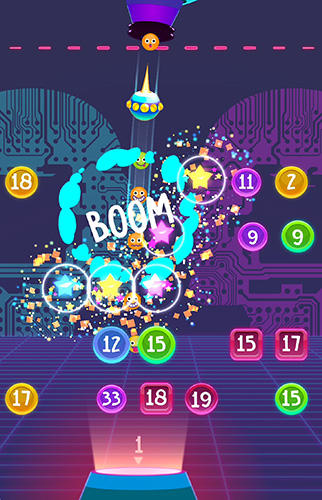 Gameplay of the Ball blast for Android phone or tablet.