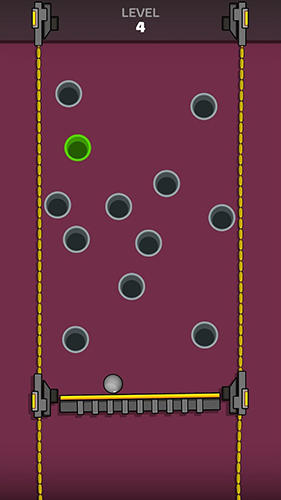 Gameplay of the Ball hole for Android phone or tablet.