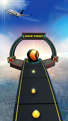 Gameplay of the Ball trials 3D for Android phone or tablet.