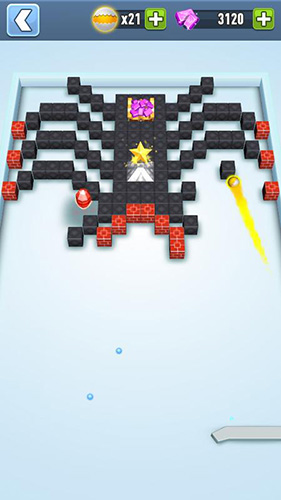 Gameplay of the Balls vs blocks for Android phone or tablet.