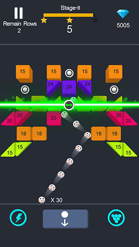 Gameplay of the Balls VS cube 3D for Android phone or tablet.