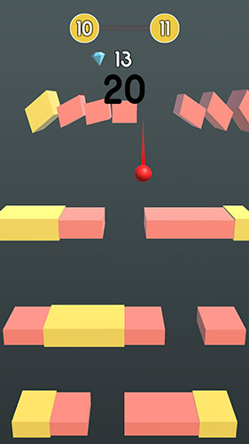 Gameplay of the Ballz drop for Android phone or tablet.