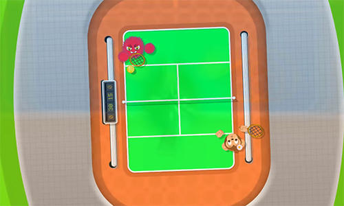 Gameplay of the Bang bang tennis for Android phone or tablet.