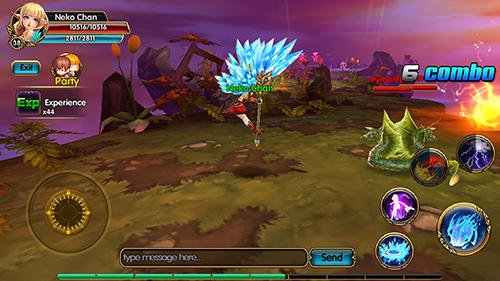 Gameplay of the Barkost RPG for Android phone or tablet.