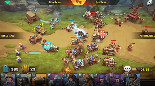 Gameplay of the Battle boom for Android phone or tablet.