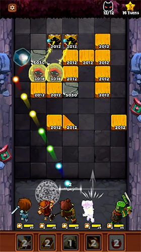 Gameplay of the Battle bouncers for Android phone or tablet.