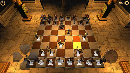 Gameplay of the Battle сhess 3D for Android phone or tablet.
