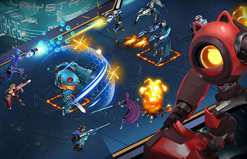 Gameplay of the Battle space: Strategic war for Android phone or tablet.