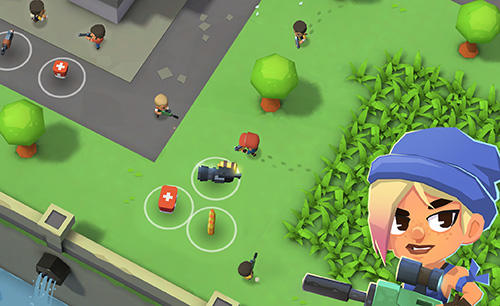 Gameplay of the Battlelands royale for Android phone or tablet.