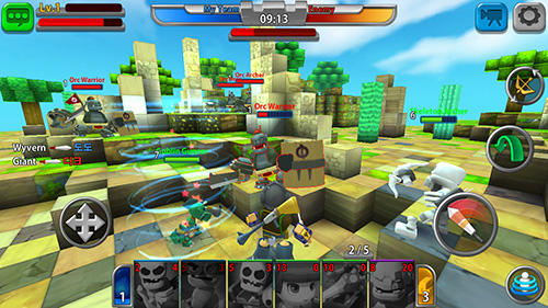 Gameplay of the Battlemon league for Android phone or tablet.