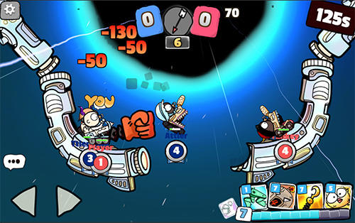 Gameplay of the Bbtank: Milk war for Android phone or tablet.