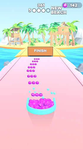 Gameplay of the Beach clean for Android phone or tablet.