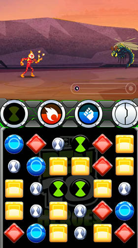 Gameplay of the Ben 10 heroes for Android phone or tablet.