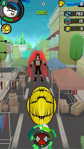 Gameplay of the Ben 10: Up to speed for Android phone or tablet.