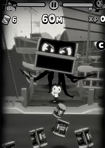 Gameplay of the Bendy in nightmare run for Android phone or tablet.