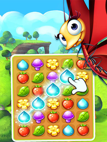 Gameplay of the Best fiends stars: Free puzzle game for Android phone or tablet.