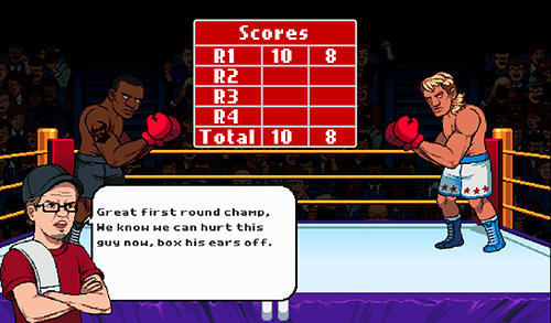 Gameplay of the Big shot boxing for Android phone or tablet.