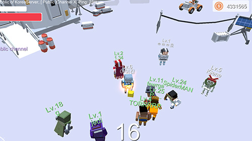 Gameplay of the Bigbang.io for Android phone or tablet.