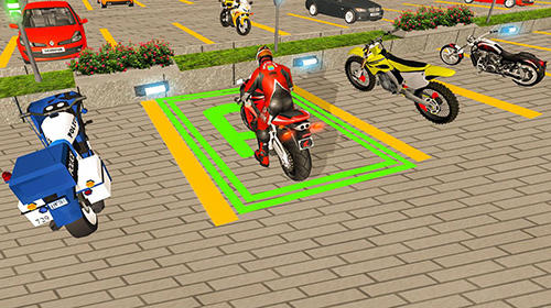 Gameplay of the Bike parking adventure 3D for Android phone or tablet.